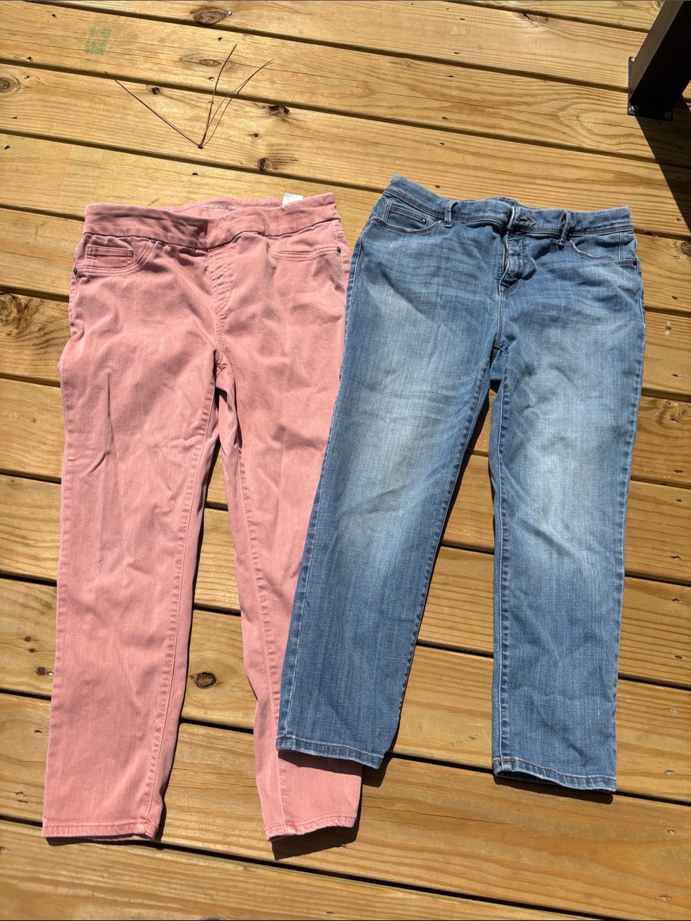 2 pair of Chico jeans size 1.5
